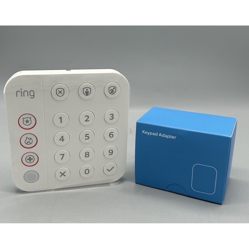 Ring Alarm Keypad (2nd Gen) with Power Adapter Supply (5AT2S7)